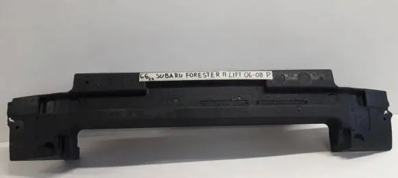 Front bumper foam support bar
