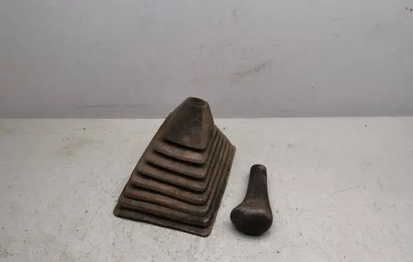 Mitsubishi Cordia Gear lever shifter trim leather/knob MB357991