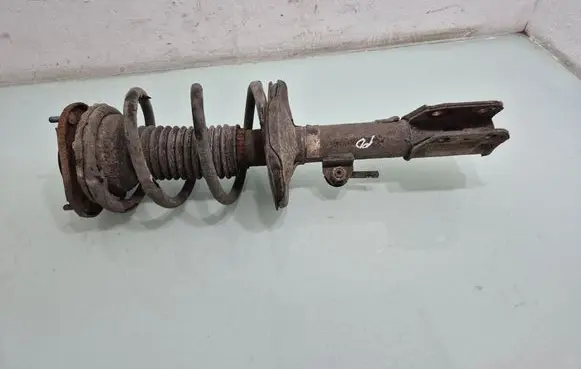 Front shock absorber with coil spring