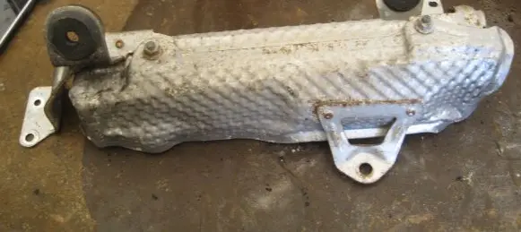 Mercedes-Benz CLS C218 X218 Heat shield in engine bay A6420902941
