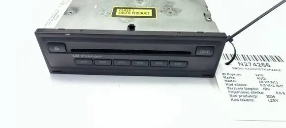Audi A8 S8 D3 4E CD/DVD changer 4E0035111A