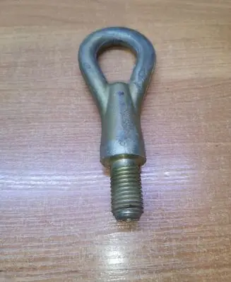 Towing hook eye