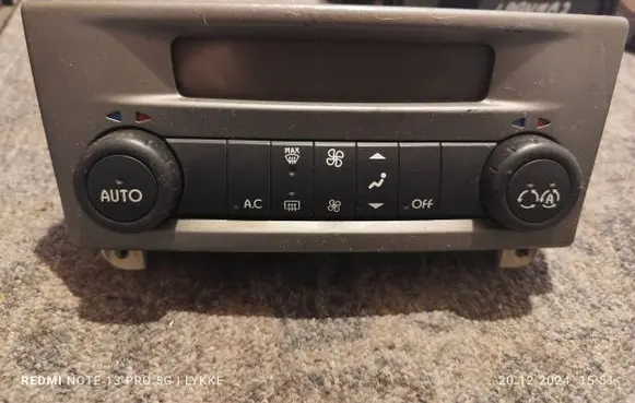 Renault Laguna II Climate control unit 8200264429 52485201 HDS17C21