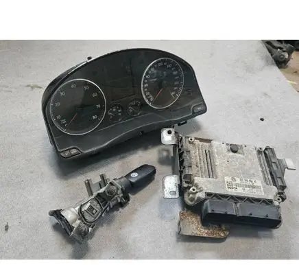 Volkswagen Golf Plus Engine ECU kit and lock set 03C906056AB 0261S02117 1K0905851B