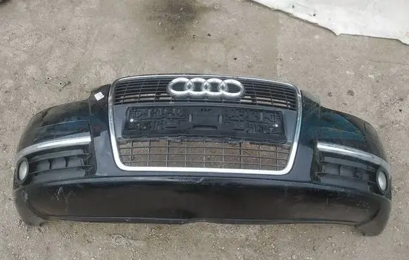 Audi A6 S6 C6 4F Front bumper juodas