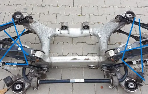 BMW X5 G05 Rear axle beam BMWG05BELKZAW
