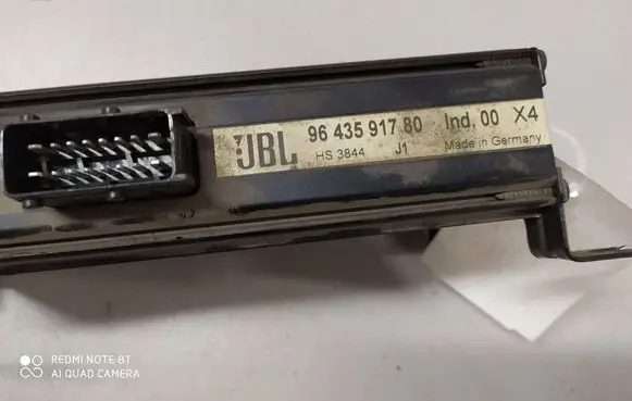 Citroen C5 Sound amplifier 9643591780
