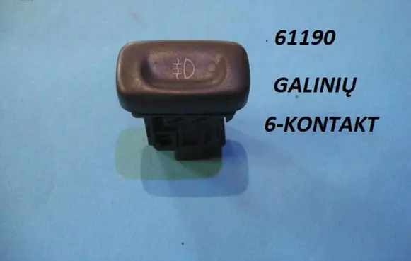 Fog light switch