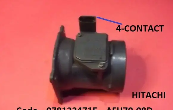 Audi A4 S4 B6 8E 8H Mass air flow meter 078133471E AFH7008D