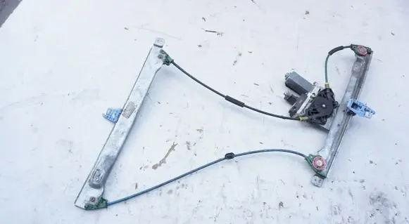 Front door window regulator with motor