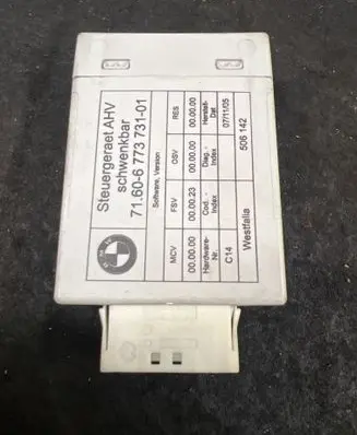 BMW 3 E90 E91 Tow bar trailer control unit/module 77373101