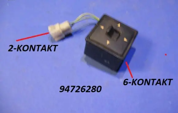 Mazda 626 Wing mirror switch 94726280