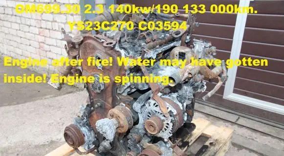 Mercedes-Benz X-class W470 Engine OM699 OM69930 YS23