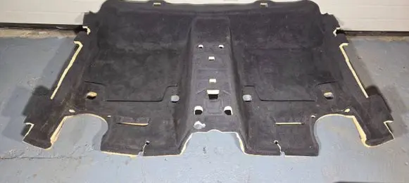BMW 3 G20 G21 Rear floor carpet liner 
