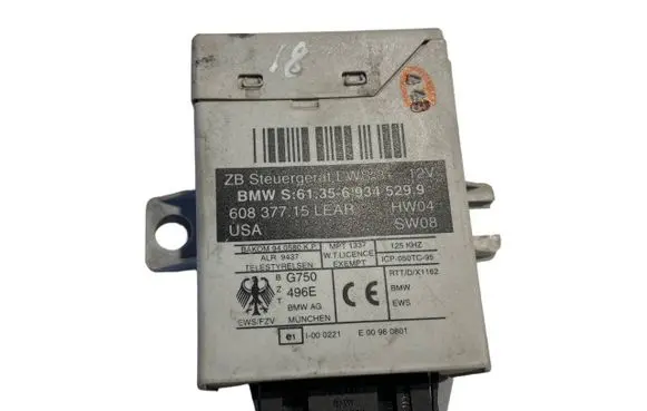 BMW X5 E53 Immobilizer control unit/module 6934529 61356934529