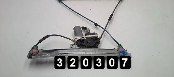 Front door window regulator with motor