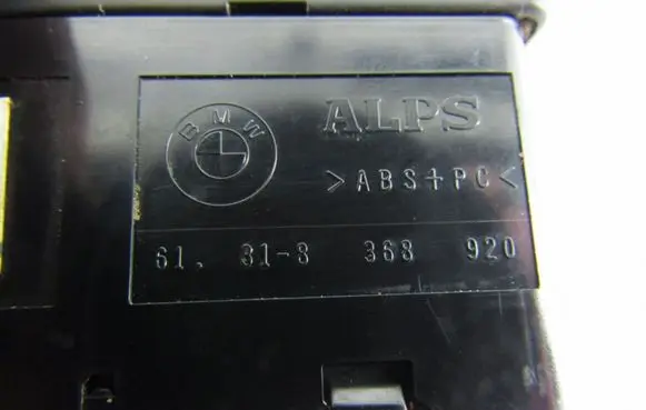 Hazard light switch