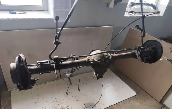 Mercedes-Benz Sprinter W906 Rear axle beam with reductor A9063502404 004070854 511313923