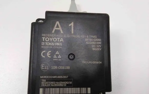 Toyota Corolla E210 E21 Tire pressure control unit 897B002060