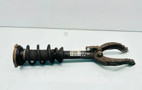 Front shock absorber with coil spring