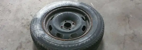 Peugeot 307 R15 spare wheel 