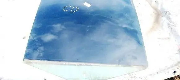 Volkswagen Touran I Rear door window glass AS2