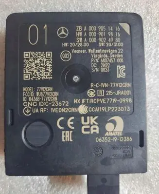 Mercedes-Benz S W223 Airbag deployment crash/impact sensor A0009051416W223