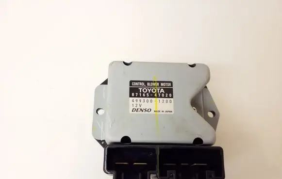 Toyota Prius (XW20) Heater blower motor/fan resistor 4993001200 871651200