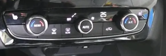 Opel Corsa F Climate control unit 39181224 A2881E3A 28636935