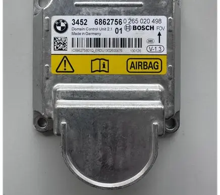 BMW 3 F30 F35 F31 Airbag control unit/module 6862756 0265020498