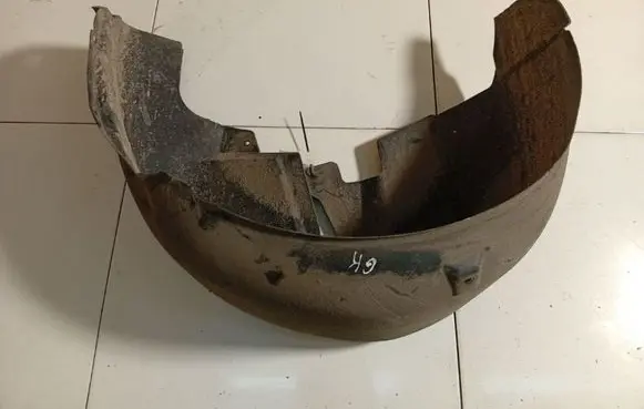 Seat Toledo III (5P) Rear arch fender liner splash guards 5P5810969A