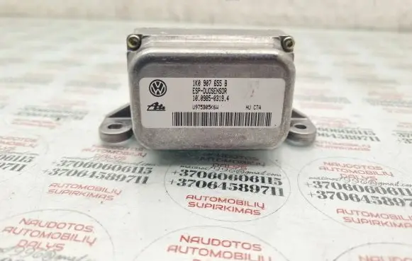 Volkswagen Golf Plus ESP acceleration yaw rate sensor 1K0907655B