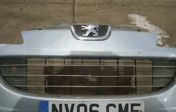 Peugeot 407 Front bumper lower grill 