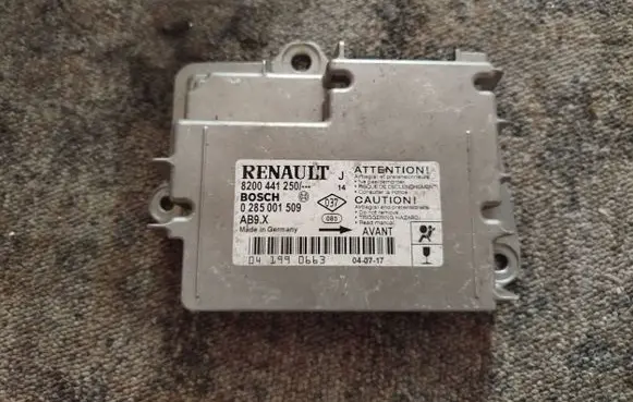 Renault Laguna II Airbag control unit/module 8200441250 0285001509 041990663