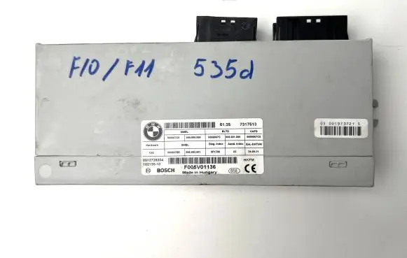 BMW 5 F10 F11 Comfort/convenience module 7317513 F005V01136