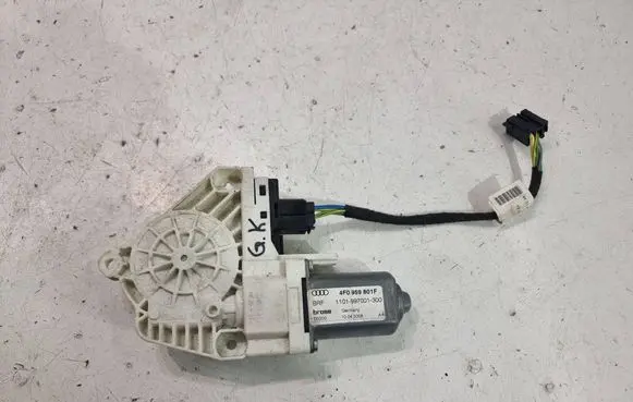 Audi A6 S6 C6 4F Rear door window regulator motor 4F0959801F 10042008 1101997001300