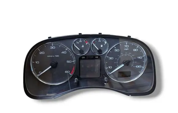 Peugeot 307 Speedometer (instrument cluster) 9654485580