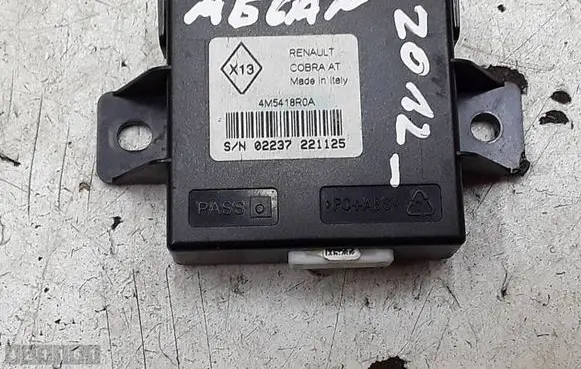 Renault Megane III Alarm control unit/module 02237221125 4M5418R0A CQ8RAAT