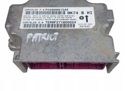 Jeep Patriot Airbag control unit/module P04896615AE