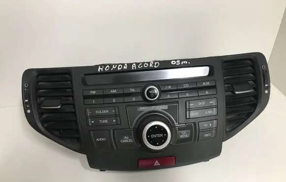 Honda Accord Radio/CD/DVD/GPS head unit 39050TL0G01