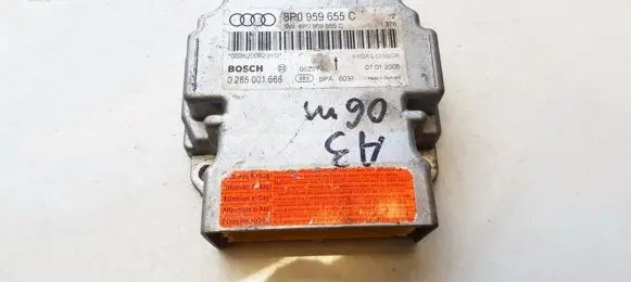 Audi A3 S3 8P Airbag control unit/module 8P0959655C 0285001666