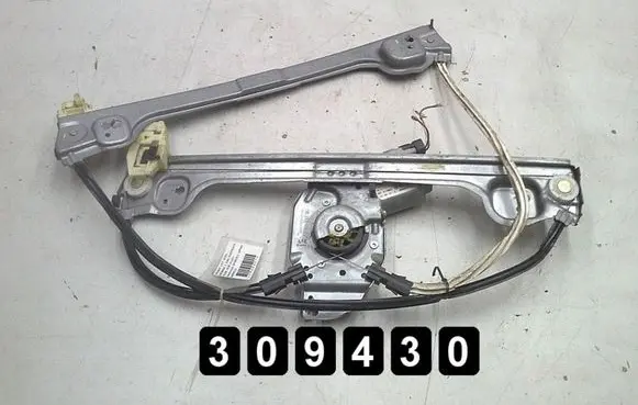 Peugeot 1007 Front door window regulator with motor 