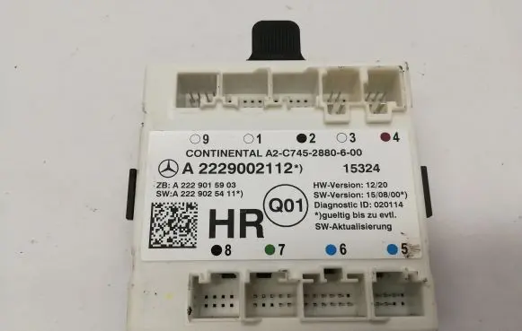 Mercedes-Benz C W205 Door control unit/module A2229002112