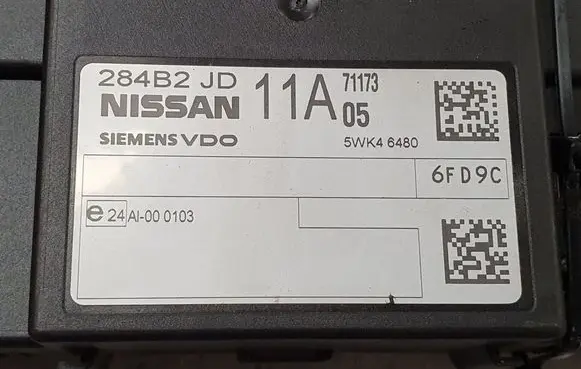 Nissan Qashqai Comfort/convenience module 284B2JD 71173 11A