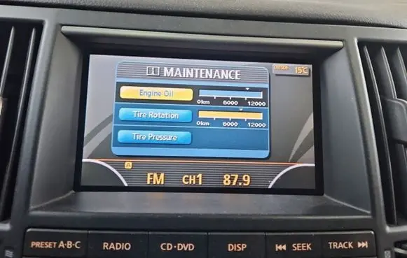 Infiniti FX Screen/display/small screen 28090CA100 IMPRK1446312