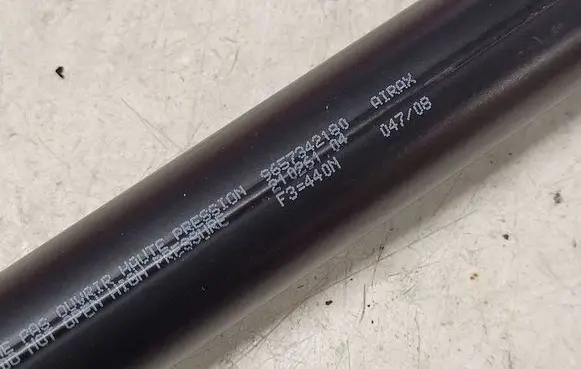 Peugeot 308 Tailgate/trunk strut/damper 9657342180