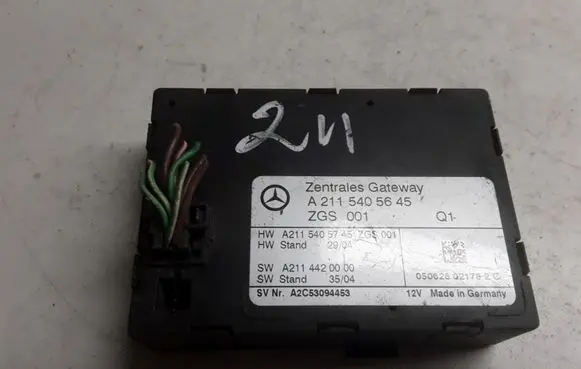 Mercedes-Benz E W211 Door central lock control unit/module A2115405645 A2114420000