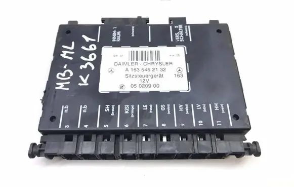Mercedes-Benz ML W163 Seat control module a1635452132 K3661