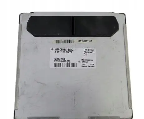 Mercedes-Benz C W203 Engine control unit/module A1111533579