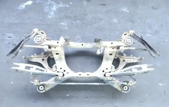 Rear axle beam